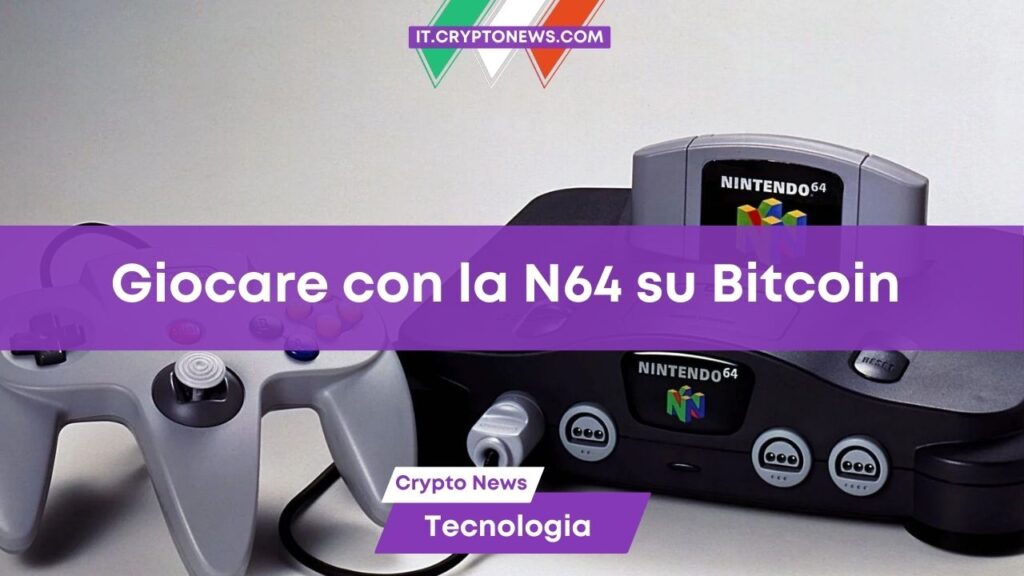 Ora è possibile giocare con la Nintendo 64 su Bitcoin grazie agli Ordinals