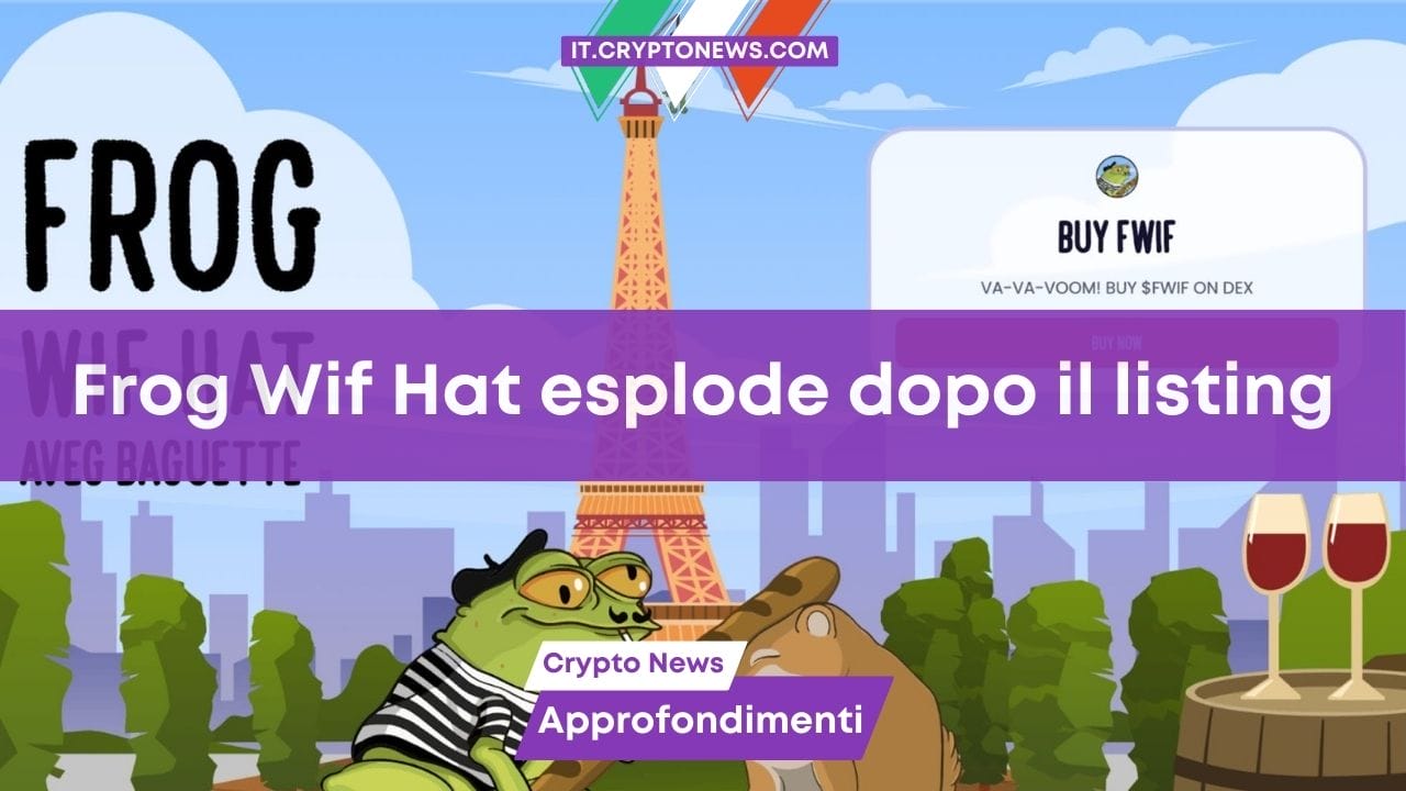 Frog Wif Hat esplode dopo il listing: è la prossima meme coin che diventerà virale?