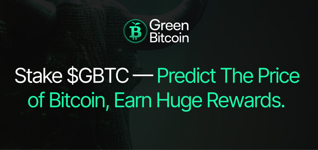 Guadagna con le previsioni su BTC: Green Bitcoin gamifica lo staking