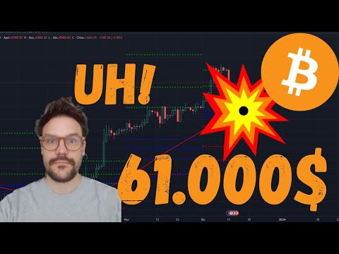 OH MAMMA! BITCOIN OLTRE I 61.000$! FOMO PORTACI VIA! RESTAKE FINANCE!