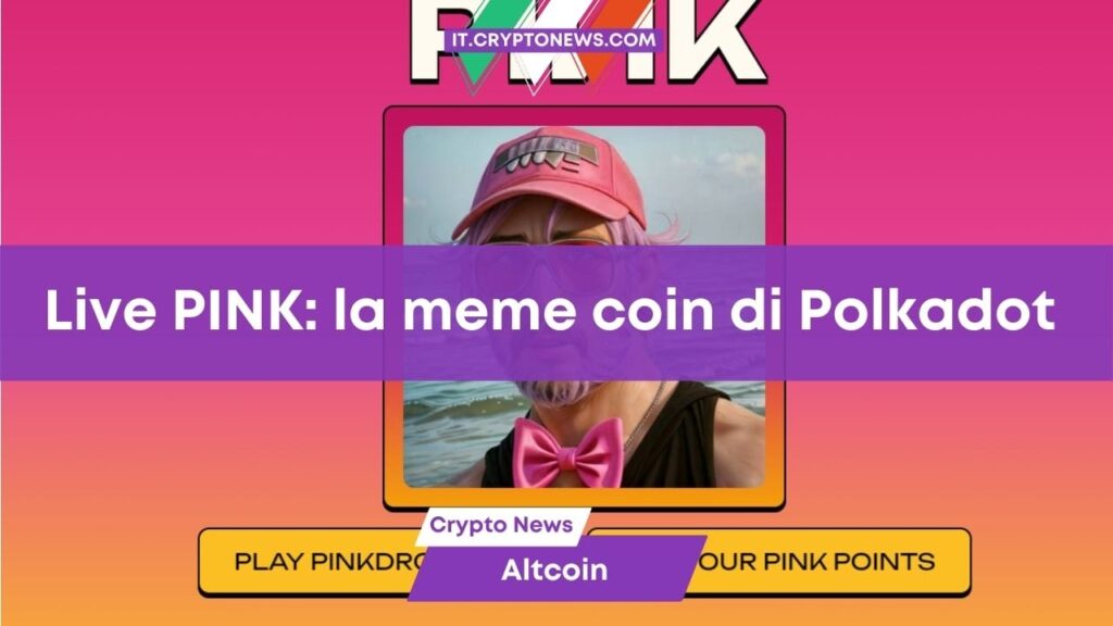Polkadot ha lanciato la sua meme coin PINK per promuovere la GameFi