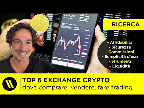 TOP 6 MIGLIORI EXCHANGE CRYPTO per COMPRARE, VENDERE E FARE TRADING nel 2024