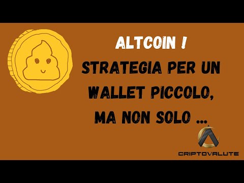 ALTCOIN !  STRATEGIA per un Wallet Piccolo, ma non solo …