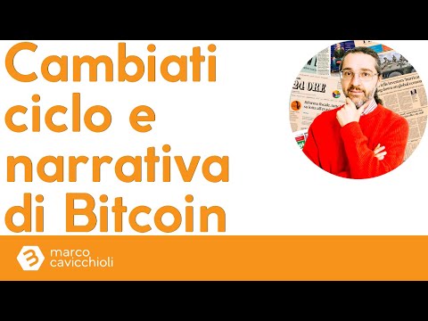 Bitcoin: cambiato il ciclo e la narrativa! Occhio…