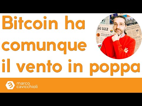 Bitcoin ha il vento in poppa (ma ci saranno ritracciamenti)