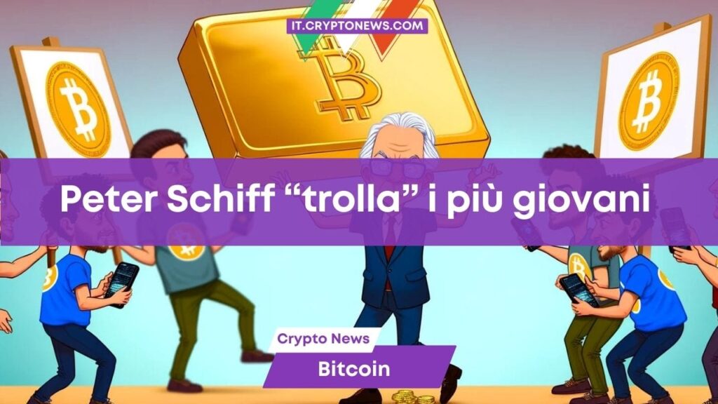 Peter Schiff se la prende con i giovani “ignoranti” che preferiscono Bitcoin