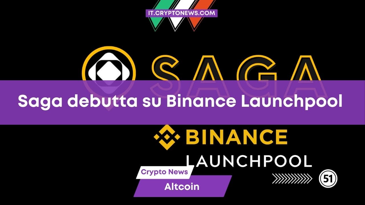 La criptovaluta Saga in Launchpool su Binance dal 5 aprile