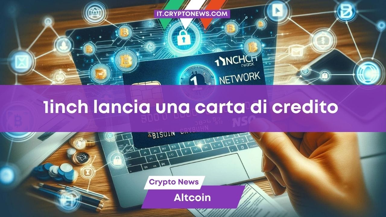 L’aggregatore di DEX 1inch lancia una carta di credito crypto con Mastercard