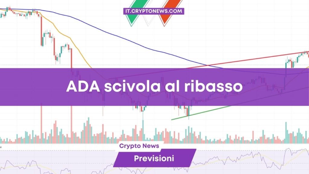 Previsione prezzo Cardano – ADA scivola al ribasso ed esce dalla Top 10