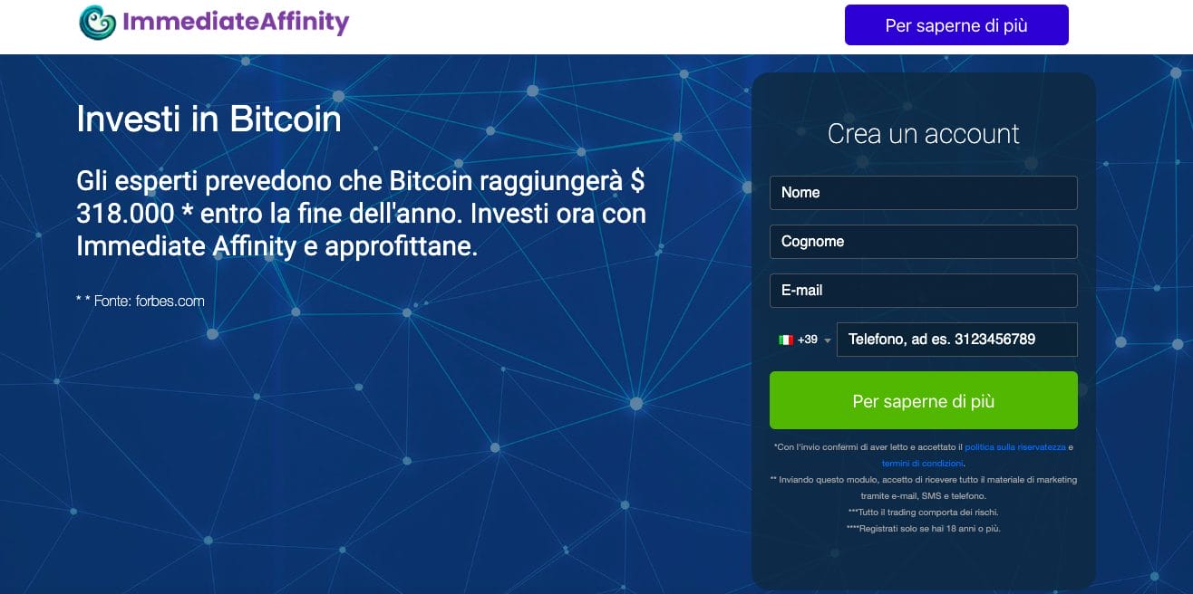 La recensione dell’app Immediate Affinity – Scam o piattaforma credibile?