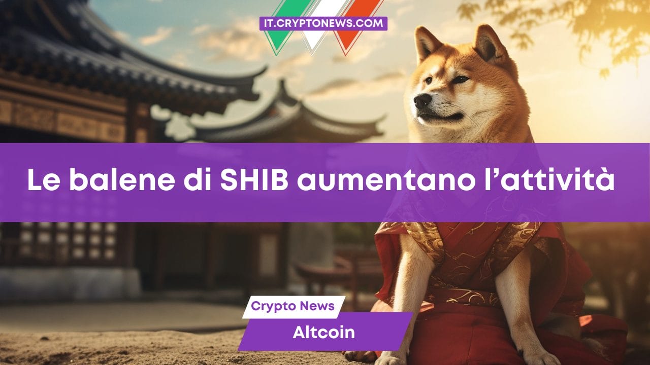 Shiba Inu in bilico a $0,001 ma l’attività delle balene sale del 570%