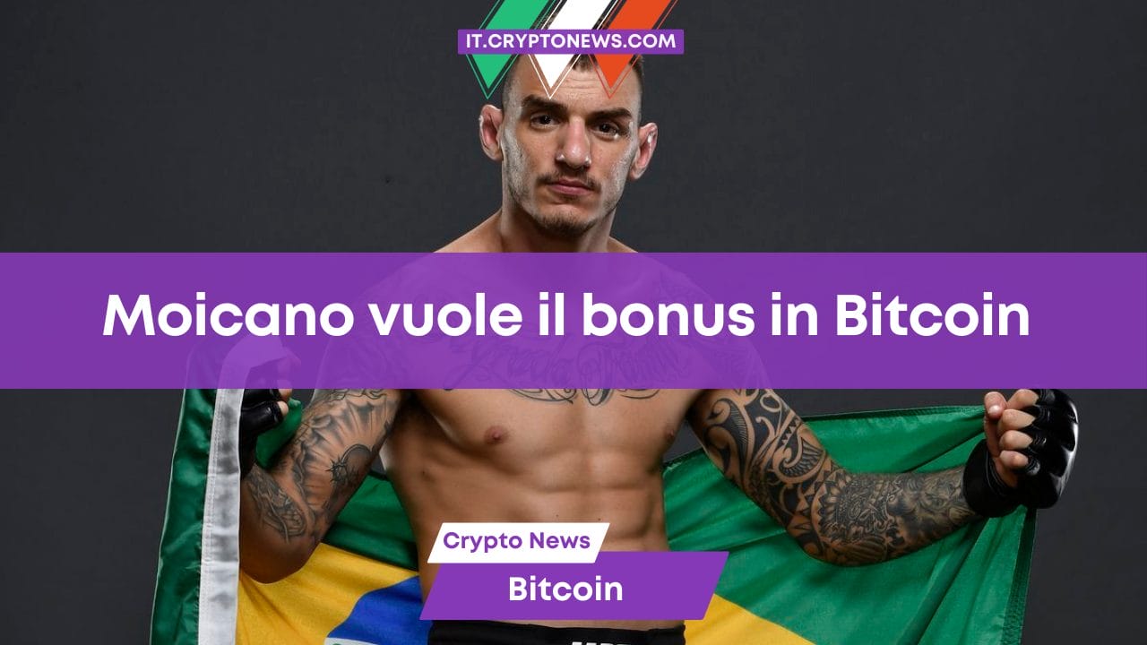 Il lottatore della UFC 300 vuole il bonus di $300.000 in Bitcoin