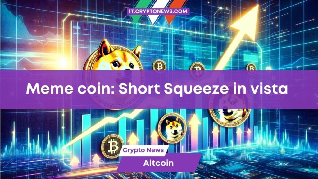 Possibile short squeeze all’orizzonte per altcoin e meme coin