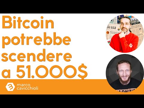 Bitcoin potrebbe scendere a 51.000$: ecco l’analisi di Daniele Terbio