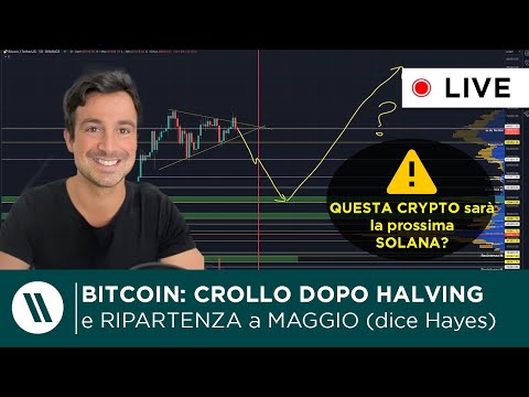 BITCOIN CROLLERÀ DOPO L’HALVING e RIPARTIRÀ a MAGGIO  OCCHIO a QUESTA CRYPTO! (la prossima SOLANA?)