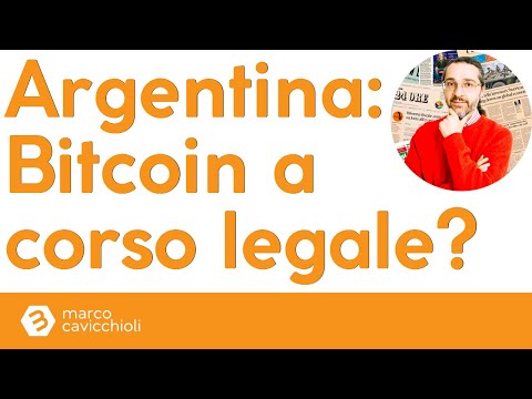Argentina: il governo ragiona su Bitcoin a corso legale