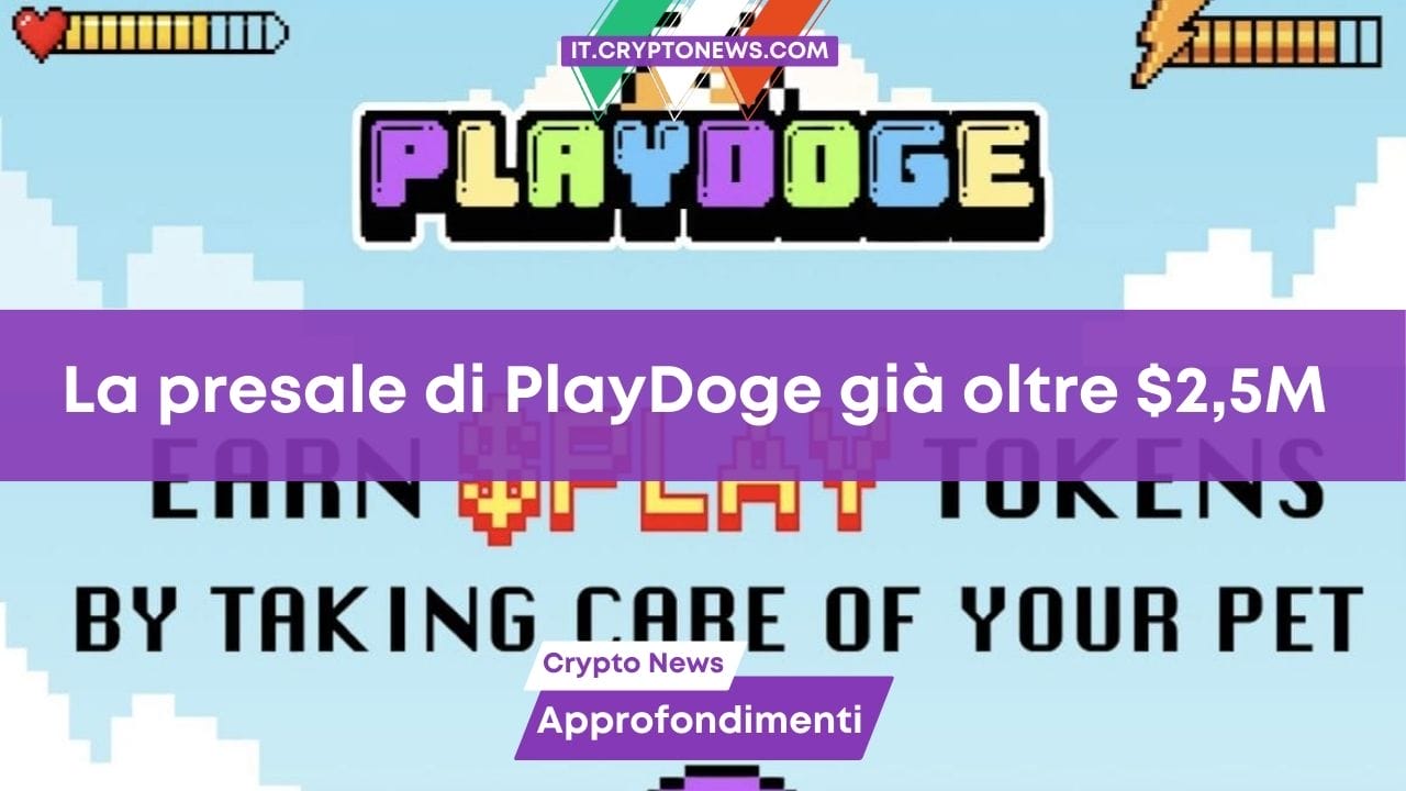 La presale di PlayDoge infrange il muro di $2,5M e continua a crescere