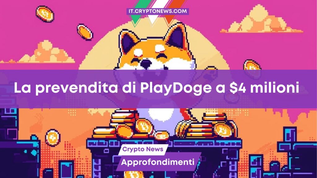PlayDoge, il nuovo Tamagotchi Web3, raccoglie $4 milioni in sole 2 settimane di prevendita