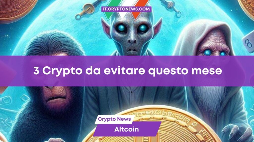 3 criptovalute da evitare: $170 milioni di token sbloccati per queste crypto