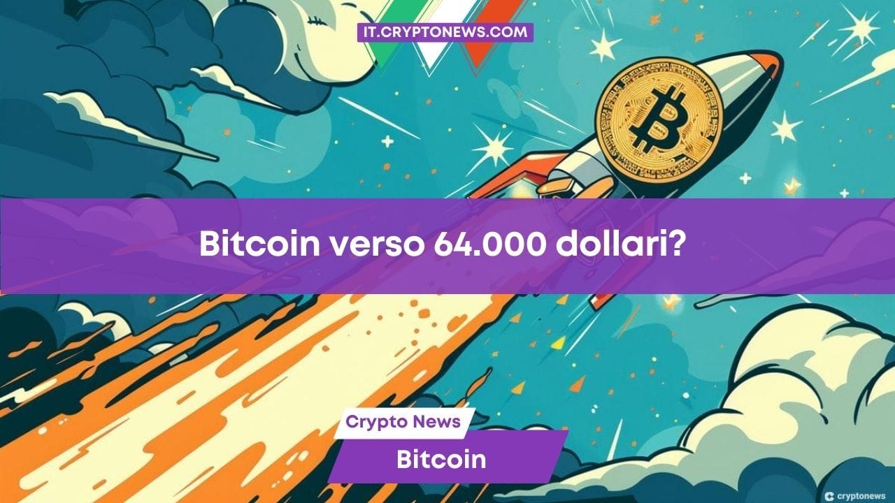 Gli indicatori tecnici di Bitcoin puntano a $64.000 come obiettivo minimo