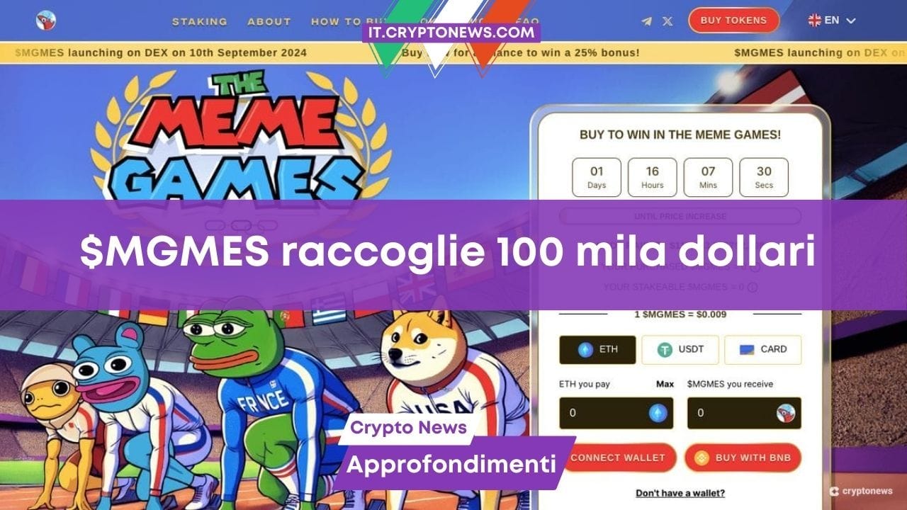 The Meme Games raccoglie 100 mila dollari in pochi minuti! Sarà la meme coin ufficiale delle Olimpiadi di Parigi del 2024?