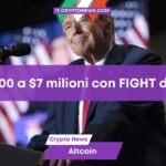 Insiders crypto trasformano $5.000 in $7 milioni con la memecoin FIGHT di Donald Trump