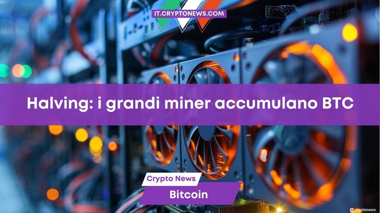 Halving di Bitcoin: i piccoli miner soccombono, i grandi accumulano