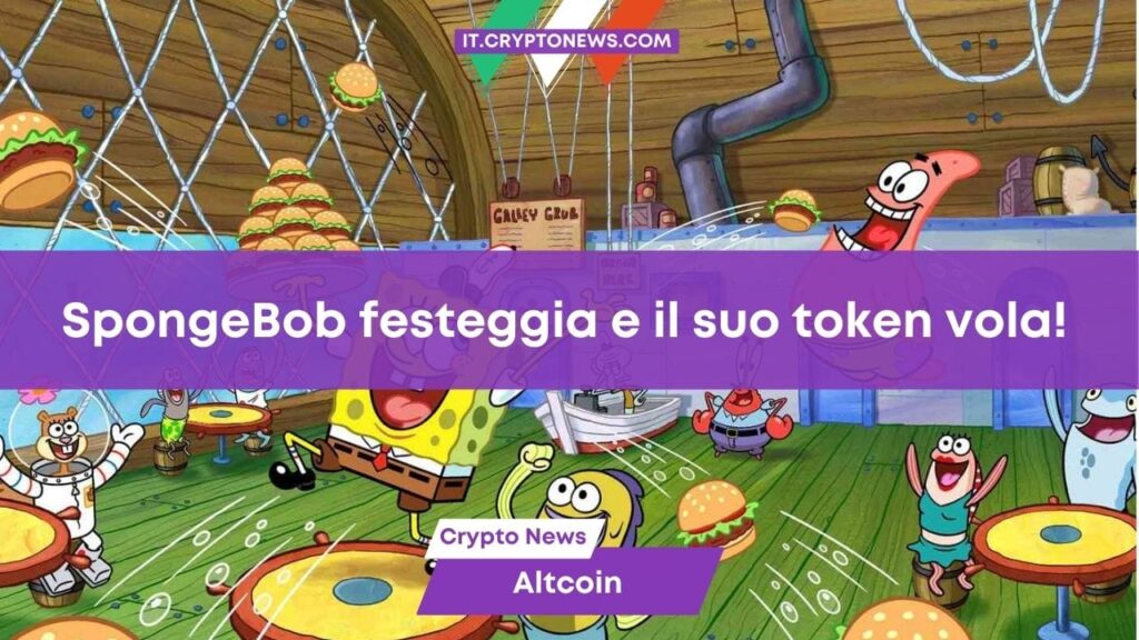 SpongeBob festeggia il 25esimo anniversario di vita. Una festa anche per la sua meme coin?