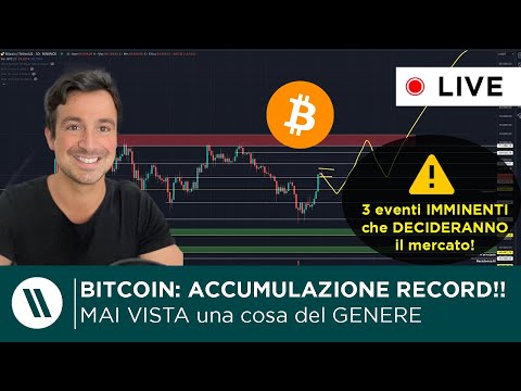 BITCOIN: È ACCUMULAZIONE da RECORD!! (15 MILIARDI)  3 COSE IMMINENTI che DECIDERANNO il MERCATO