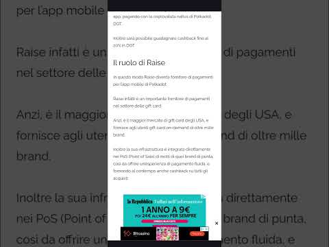 Buone notizie per Polkadot oggi