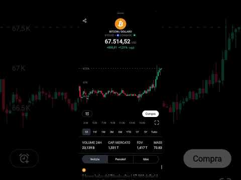 Bitcoin supera anche i 67.000$