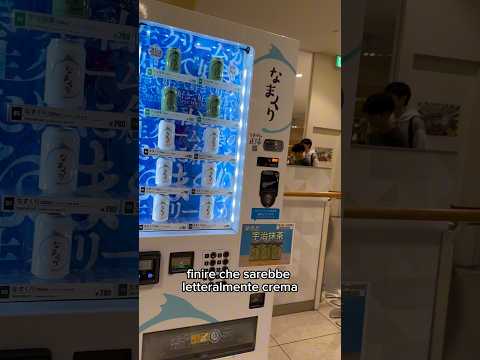 Assurdo cosa puoi comprare in Giappone dalle macchinette automatiche. Addirittura la panna spray
