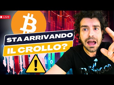 BITCOIN  MERCATI: STA ARRIVANDO IL CROLLO?  LIVE SU CRYPTO E MERCATI