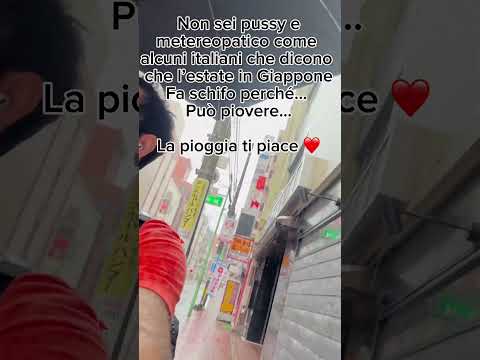 La pioggia è una costante meteorologica che può capitare in ogni stagione, ovunque! #giappone