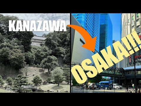 ADDIO Kanazawa, Direzione OSAKA in Bus. Viaggio In Giappone