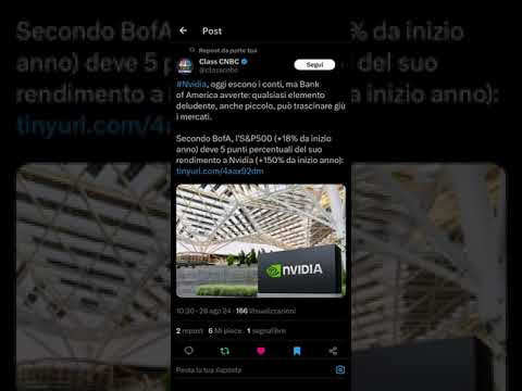 Attenzione oggi ai dati di Nvidia