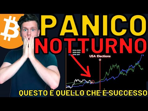 🚨❌ NOTTE DI PANICO: COSA E’ SUCCESSO ❌🚨 MORNING w/CRYPTO: BITCOIN / ALTCOINS [time sensitive]