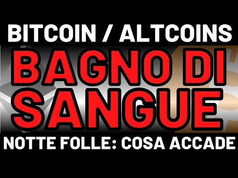 🚨 BITCOIN: E’ DAVVERO FINITA?! 🚨 MORNING w/CRYPTO: BITCOIN / ALTCOINS [time sensitive]