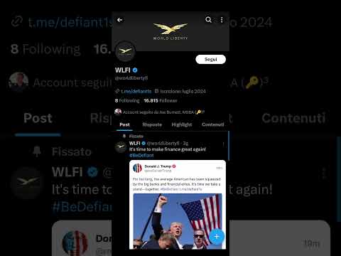 Lanciato il progetto crypto DeFi di Trump