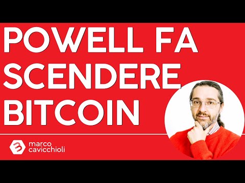 Bitcoin sceso per colpa di Powell