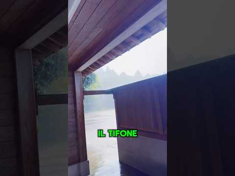 Tifone Preso in Pieno 🌀 #giappone