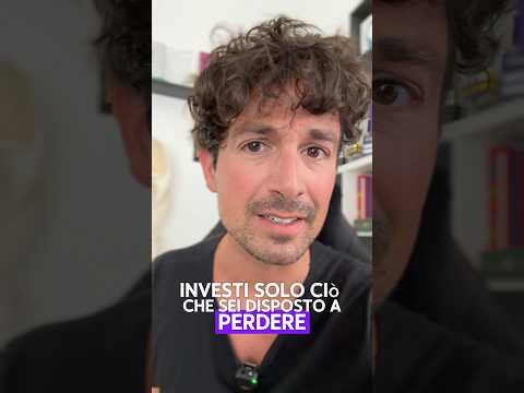 💰INVESTI SOLO CIÓ CHE SEI DISPOSTO A PERDERE: una frase che NON HA SENSO #trading #crypto #bitcoin