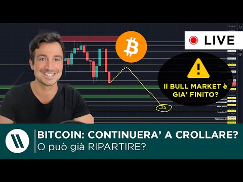 BITCOIN, CRYPTO: IL CROLLO è SOLO ALL’INIZIO o È GIA’ FINITO?