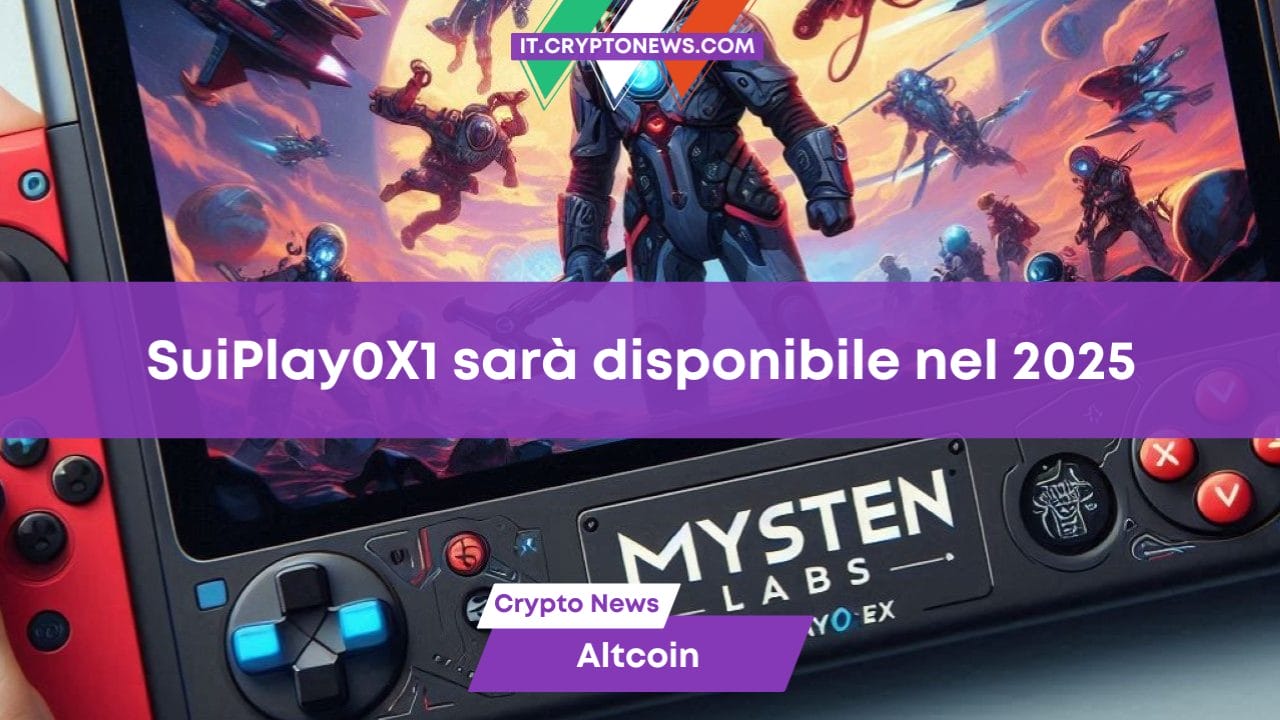 Mysten Labs (SUI) lancerà una console portatile per il gaming blockchain nel 2025