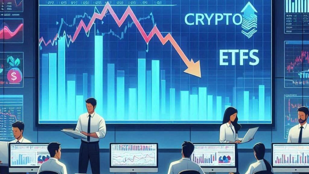 Gli ETF Spot su Bitcoin registrano deflussi per 44 milioni di dollari