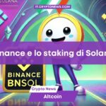 Binance annuncia per fine settembre lo staking di Solana: possibile impennata per SOL?