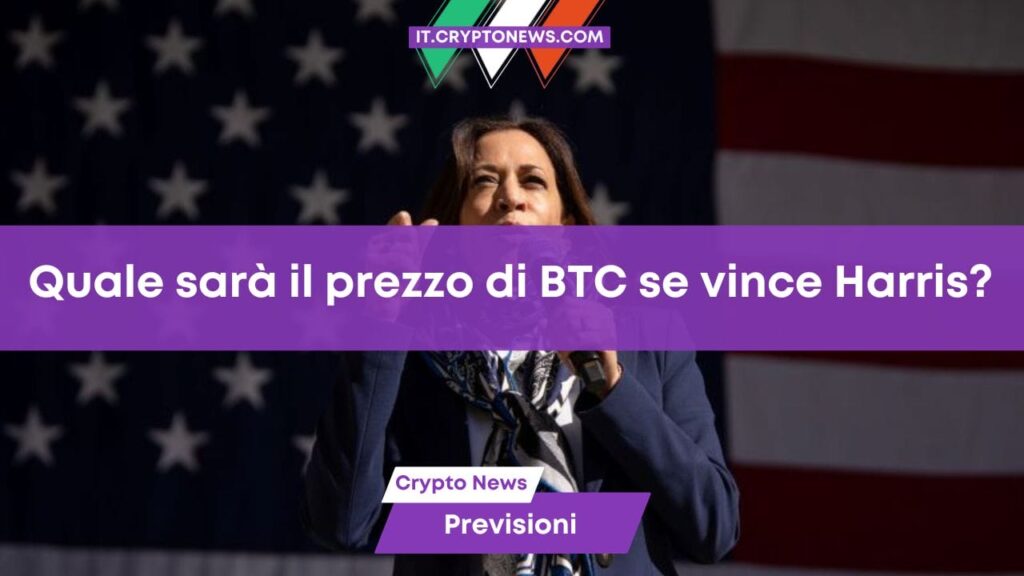 Gli analisti di Bernstein prevedono il prezzo di Bitcoin se Kamala Harris dovesse vincere le elezioni