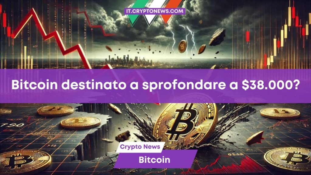 Un esperto di trading prevede il crollo di Bitcoin, che potrebbe scendere a $38.000