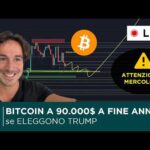 BITCOIN a 90.000$ SE VIENE ELETTO TRUMP o a 30.000 SE VIENE ELETTA HARRIS  ATTENZIONE A MERCOLEDI!