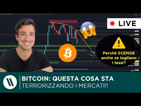BITCOIN, CRYPTO: QUESTO STA TERRORIZZANDO I MERCATI! (ecco perché continua a scendere!)